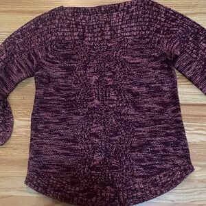Westport Maroon Knit Sweater